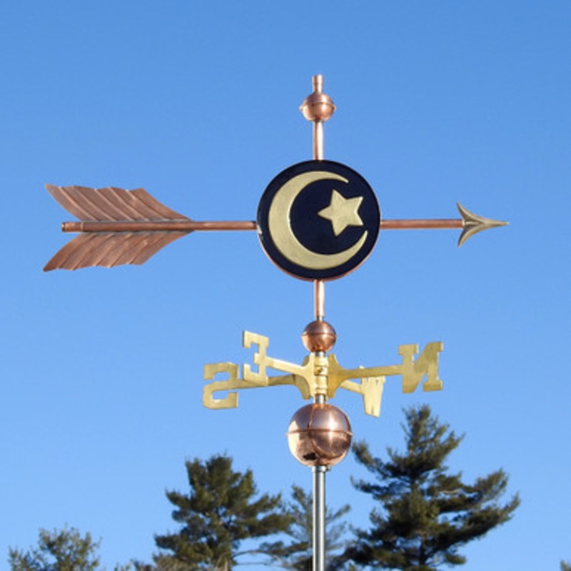 Star and Crescent Moon Weathervane   459