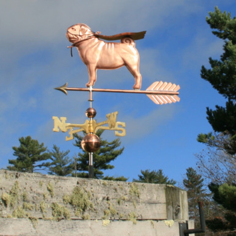 Super Pug Weathervane  863