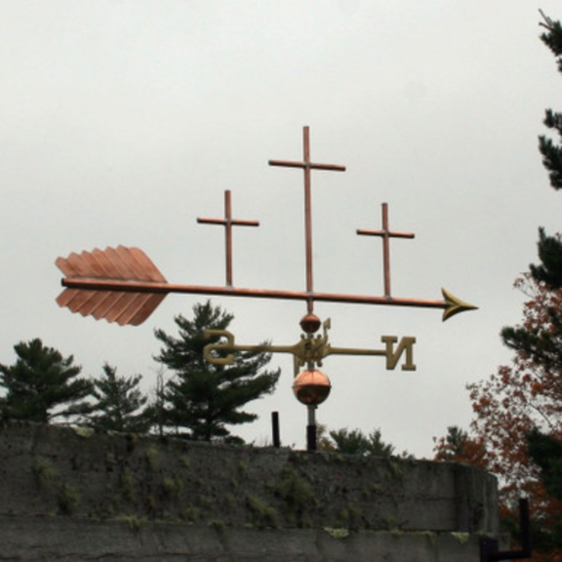 Three Crosses Weathervane  695
