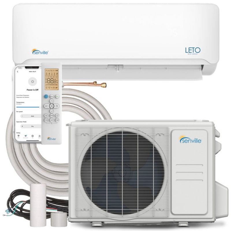 12000 BTU Mini Split Air Conditioner – Heat Pump – SENL/12CD/220V (Open Box)