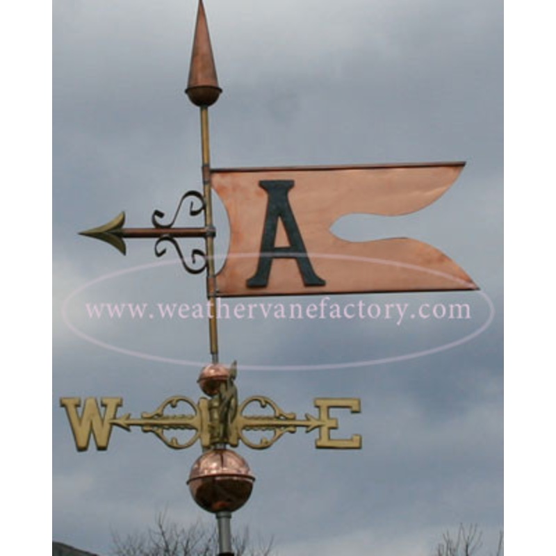 Banner with Letter Weathervane   425