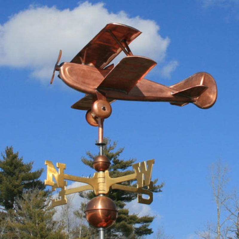 Biplane Airplane Weathervane  277
