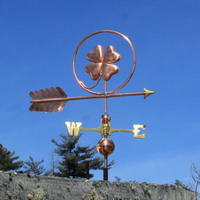 Four Leaf Clover in Circle Weathervane  622