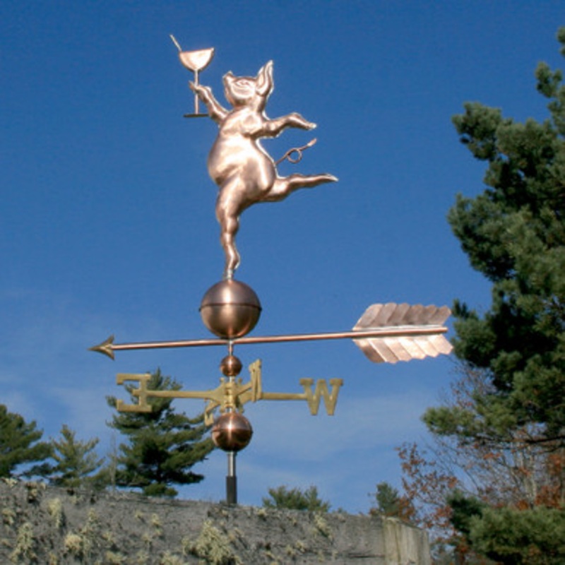 Grand Party Pig Weathervane  851