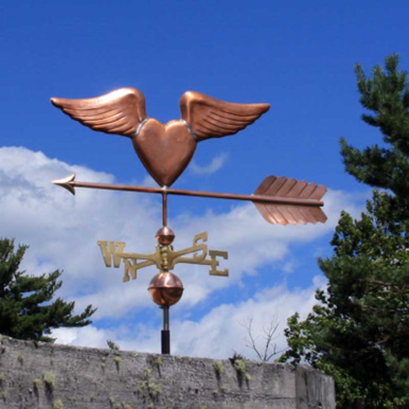 Heart with Wings Weathervane  501