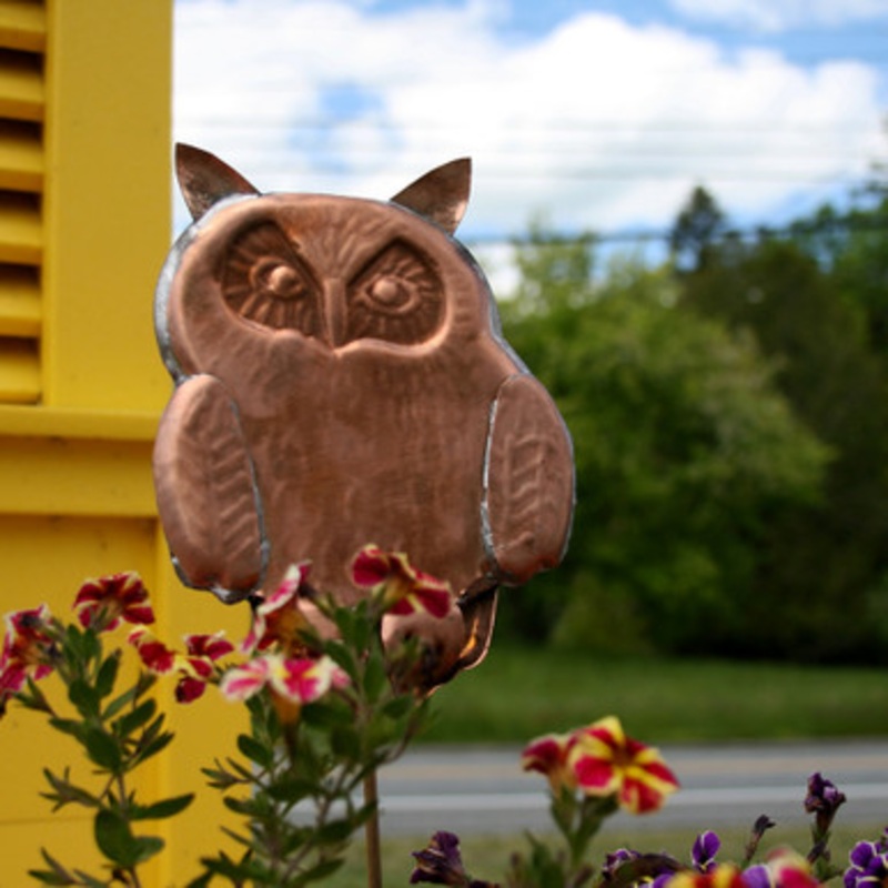 Owl Garden Stake  1019