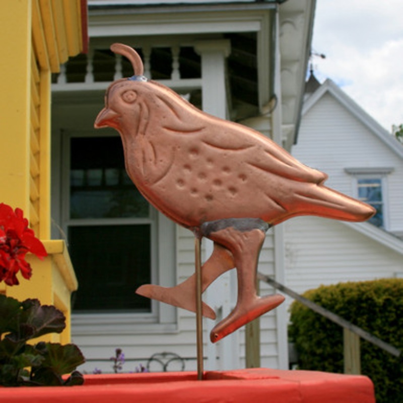 Quail Garden Stake  1007