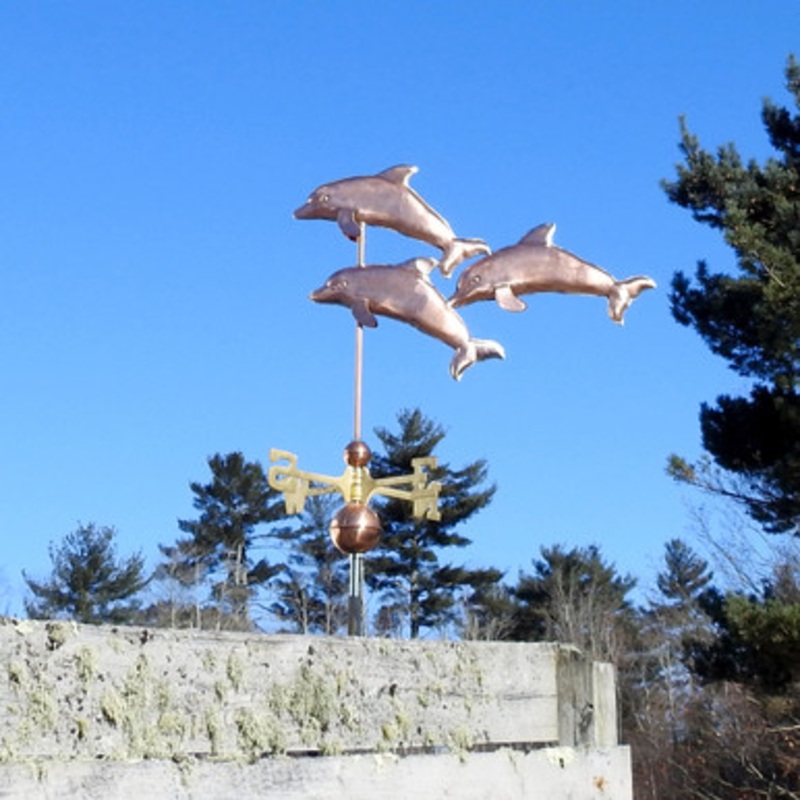 Three Dolphins Weathervane   146
