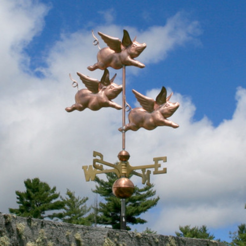 Three Flying Pigs Weathervane  238