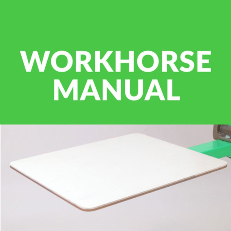 Workhorse Manual Standard Aluminum Pallets with Soft Top Rubber (NO TUF STYLE)