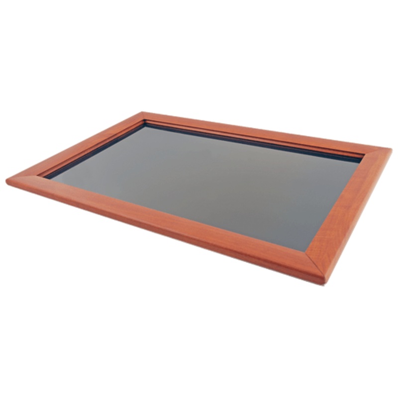11×17 Cherry Wood Metal Flip Up Picture Frame