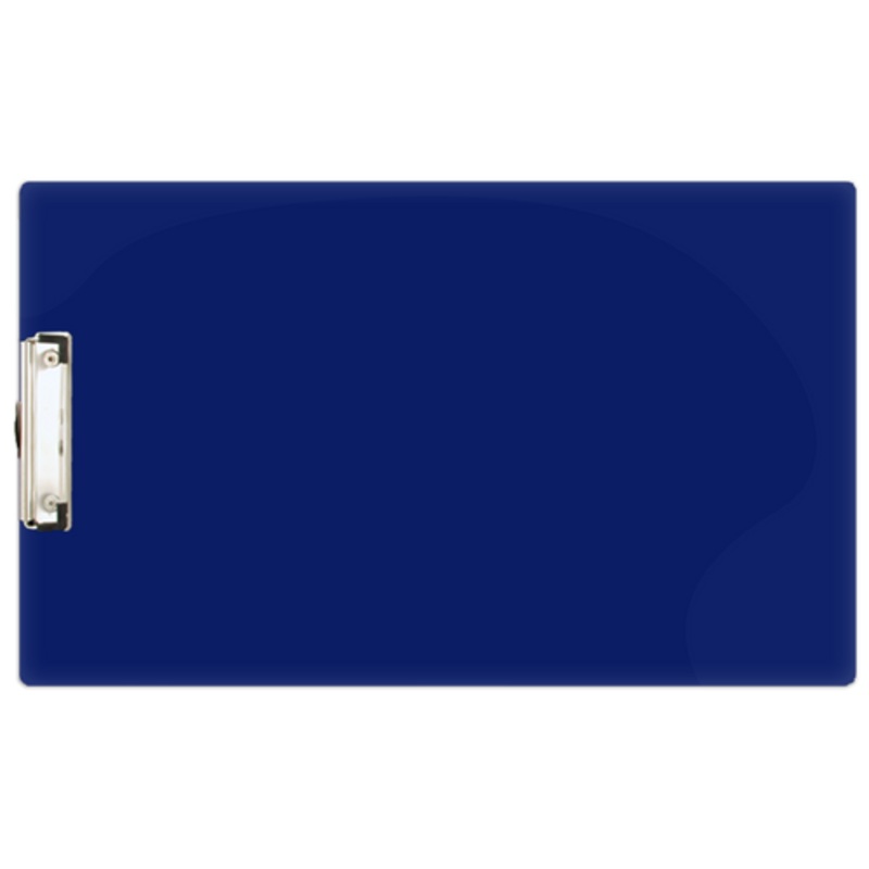 11×17 Clipboard Acrylic Panel Featuring a Low Profile Clip Blue