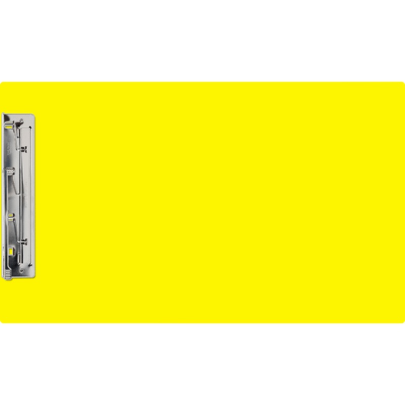 11×17 Clipboard Acrylic Panel Featuring an 8 Hinge Clip Yellow