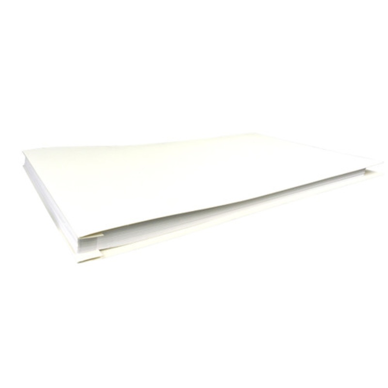 11×17 Report Cover Pressboard Binder Linen PaperBoard Panels includes Fold-over Metal Fastener Shasta White Single unit