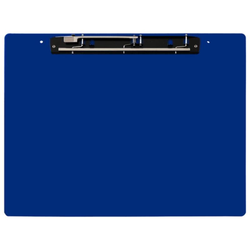 17×11 Clipboard Acrylic Panel Featuring an 11 Hinge Clip Blue