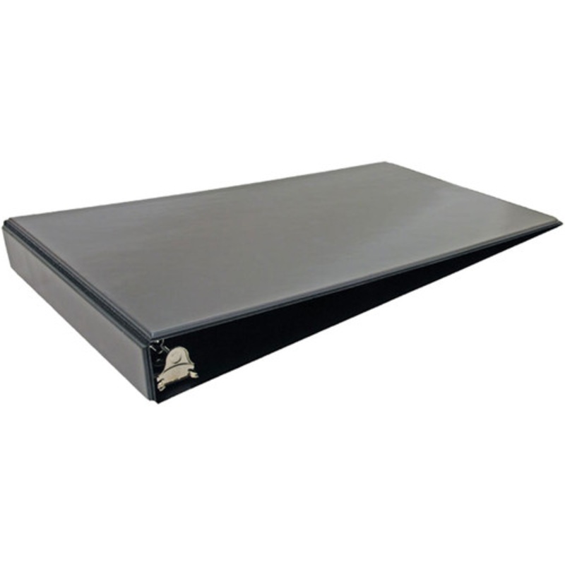 8.5×14 Binder Vinyl Panel with pockets Featuring a 1 Angle-D Ring Black