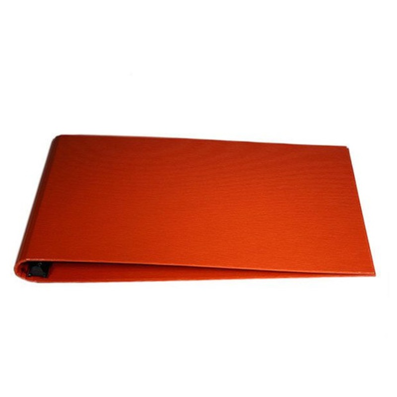 DISCONTINUED 11×17 1 Straight-D Ring Binder (Palermo Guanti – Orange)