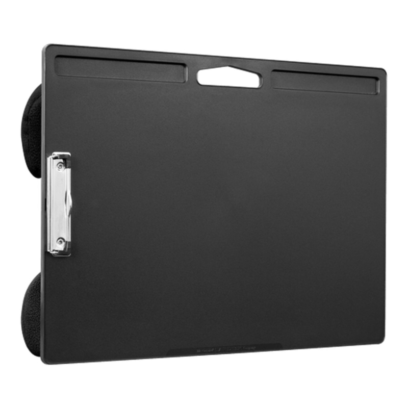 DISCONTINUED 11×17 Lap Desk Clipboard Featuring a Low Profile Clip Black (45104)