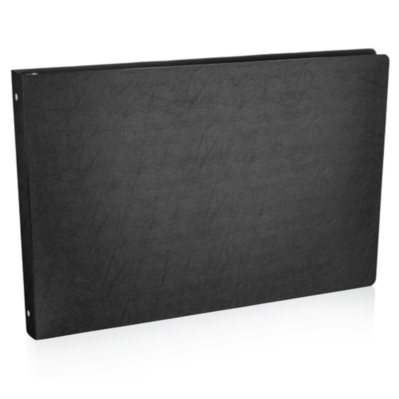11×17 Binder Poly Panel Featuring a 1 Round Ring Black