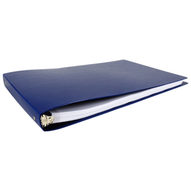 11×17 Binder Poly Panel Featuring a 1 Round Ring Blue