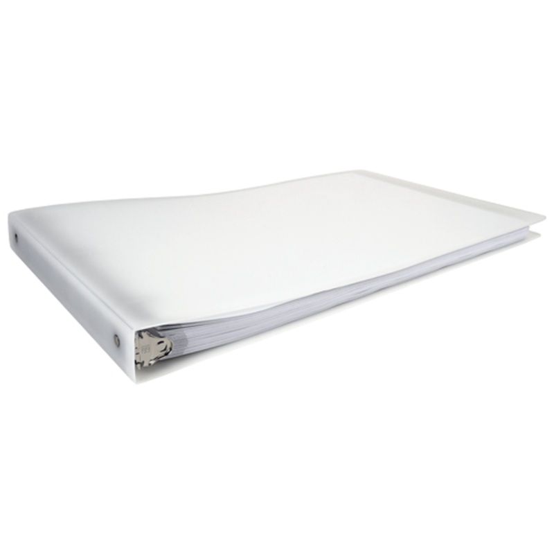 11×17 Binder Poly Panel Featuring a 1 Round Ring Clear Frost