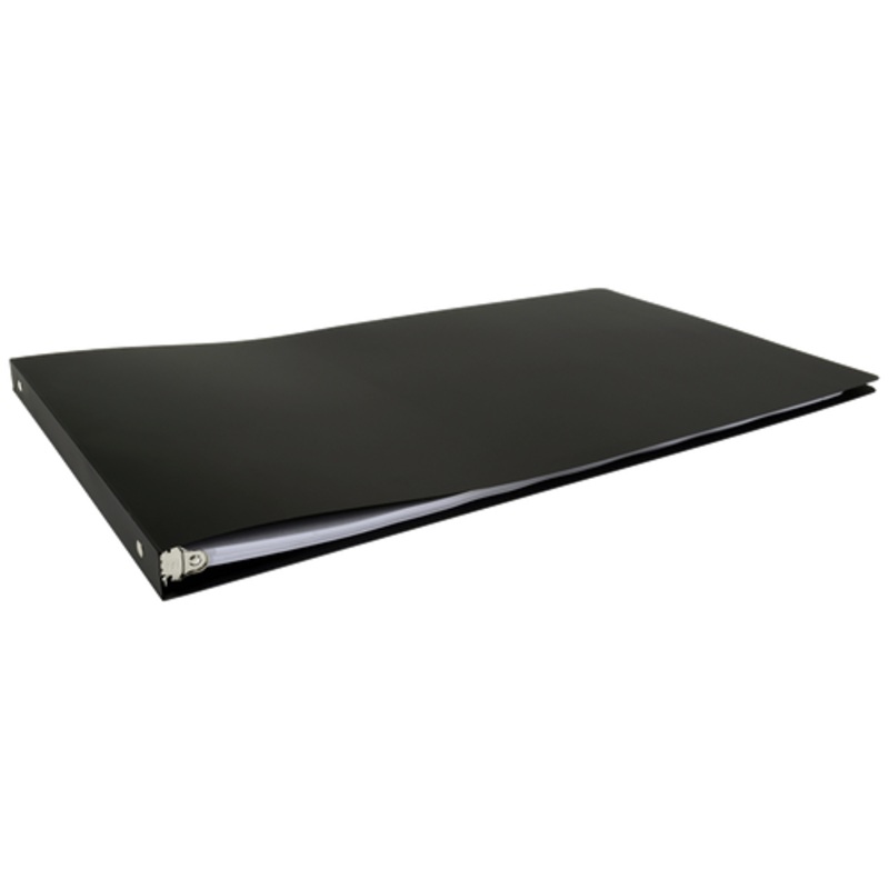 11×17 Binder Polyfite Panel Featuring a 0.5 Round Ring Black Includes 4 binders