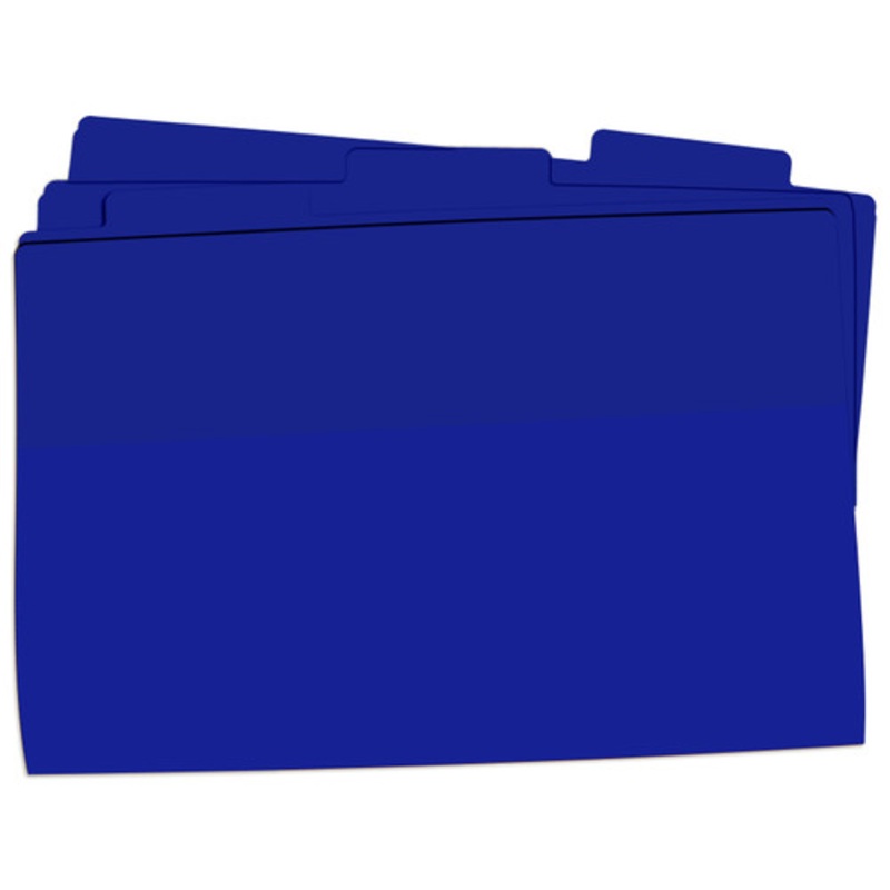 11×17 Polyfite Filing Folder | 9 per Package | Blue