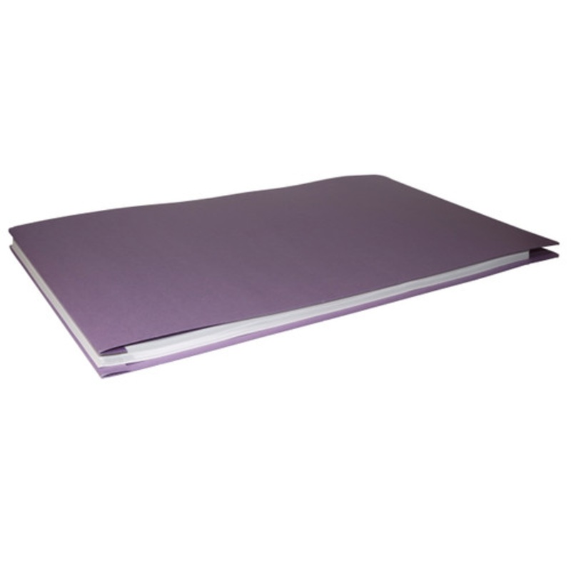 11×17 Report Cover Pressboard Binder PaperBoard Panels includes Fold-over Metal Fastener Prairie View Purple Single unit DISCONTINUED