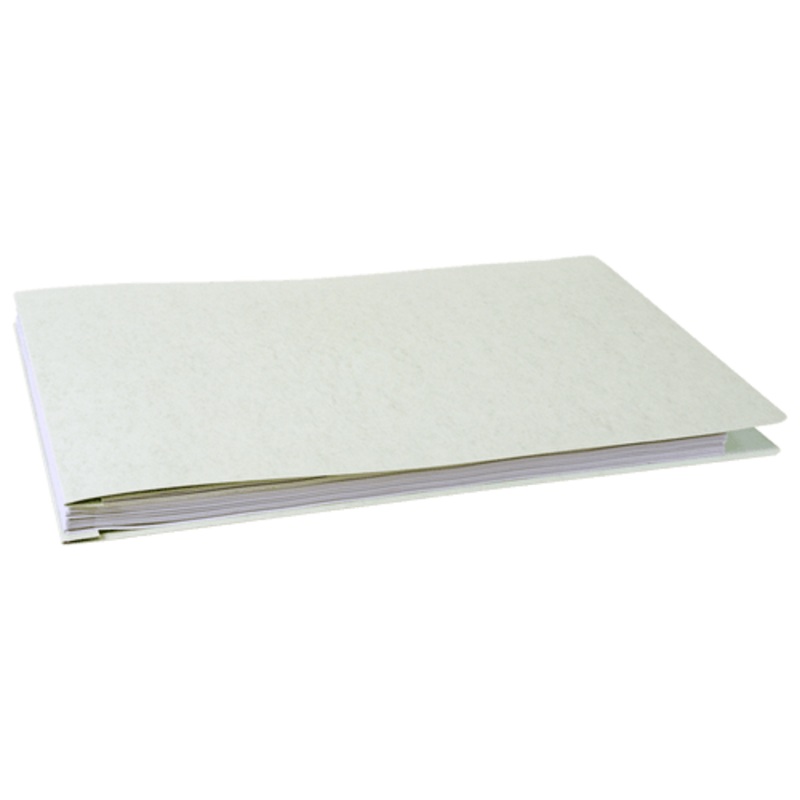 11×17 Report Cover Pressboard Binder PressGuard Panels Includes Fold-over Metal Fasteners White Pearl Package of 10