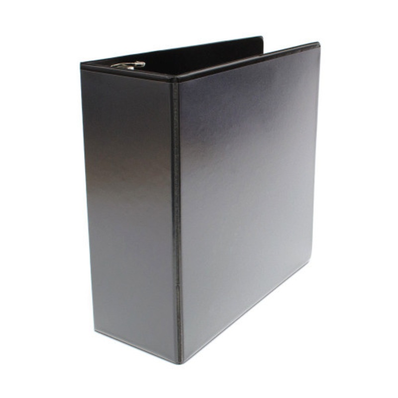 11×8.5 Binder Vinyl Panel with pockets Featuring a 4 Angle-D Ring Black
