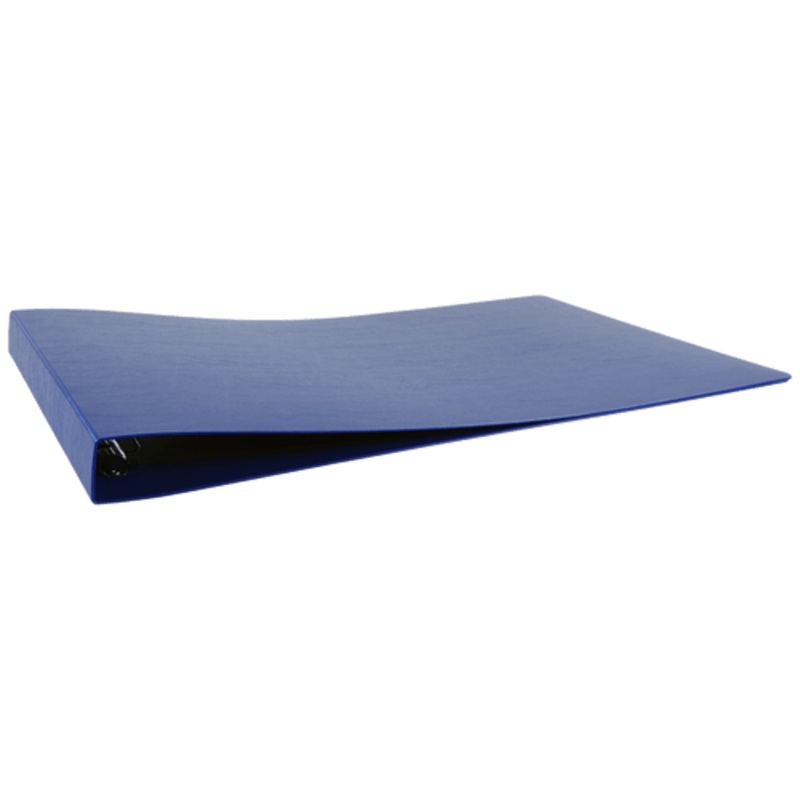13×19 Binder Poly Panel Featuring a 1 Angle-D Ring Blue