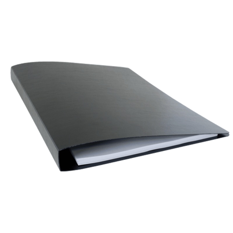 17×11 Binder Poly Panel Featuring a 1 Angle-D Ring Black