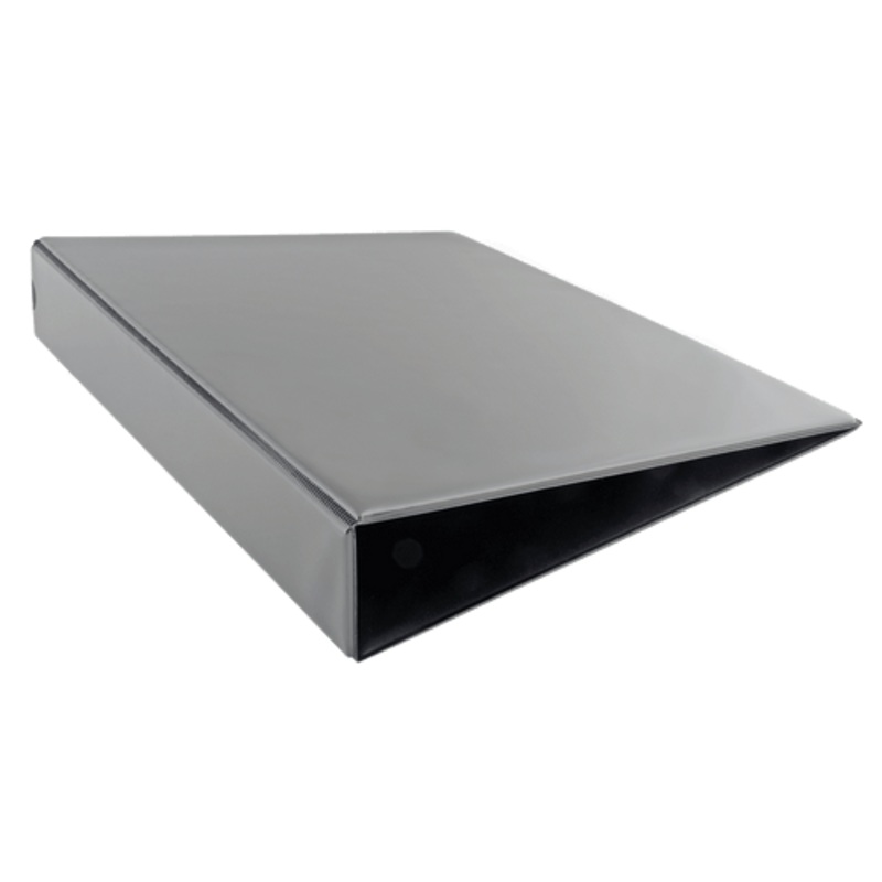 17×11 Binder Vinyl Panel with pockets Featuring a 2 Angle-D Ring Black