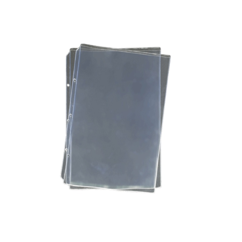 17×11 Sheet Protectors side loading with 3-holes 25 Sleeves Heavy Gauge Non-Archival Clear