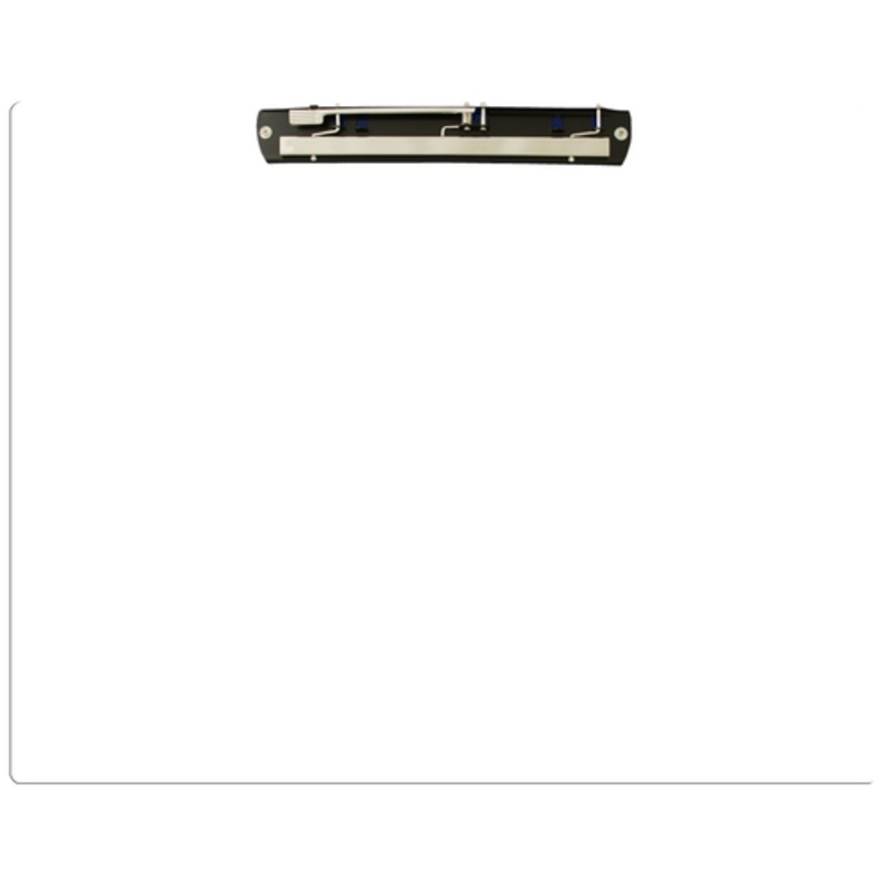 24×18 Clipboard Acrylic Panel Featuring an 11 Hinge Clip White