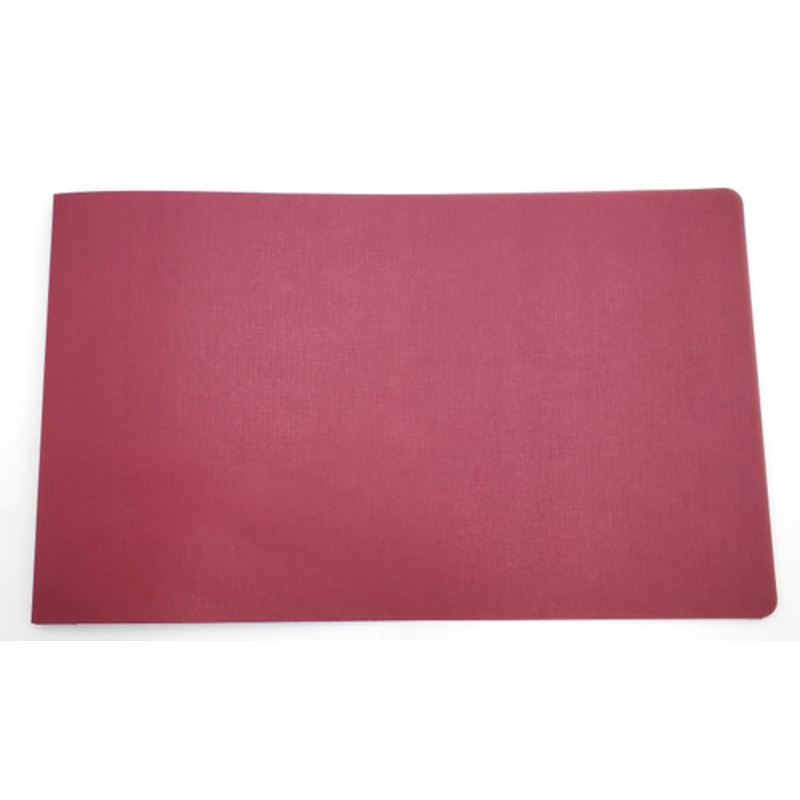 8.5 x 14 Legal Report Cover Pressboard Binder Linen PaperBoard Panels includes Fold-over Metal Fastener Aggie Maroon Single unit