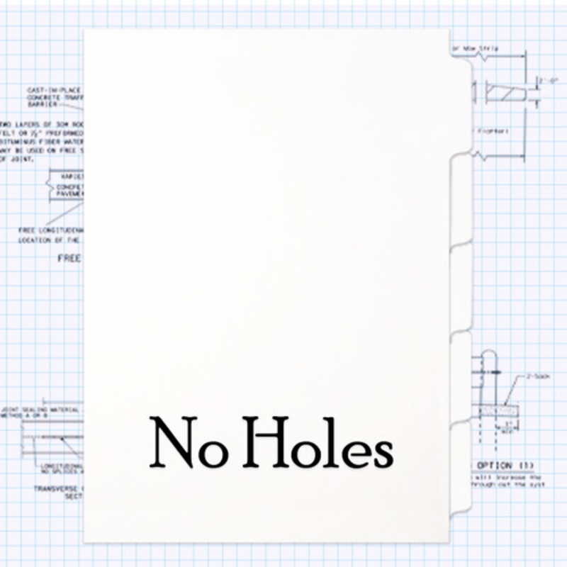A4 SINGLE SET 5 TAB INDEX DIVIDERS – (WNH)