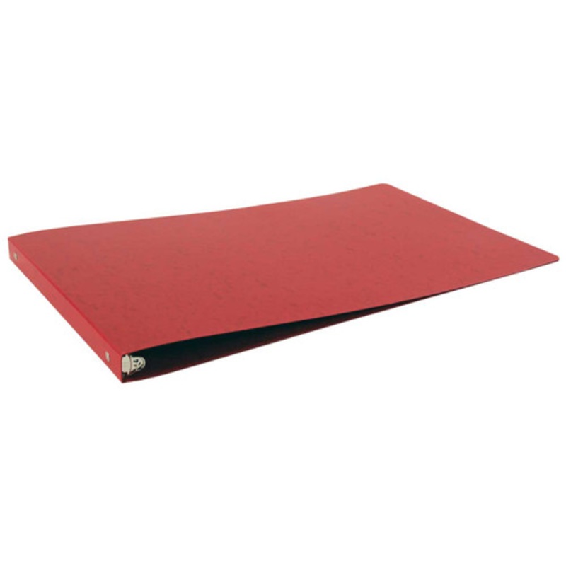 Discontinued 11×17 Binder PressGuard Panel Featuring a 0.5 Round Ring Executive Red Includes 2 binders