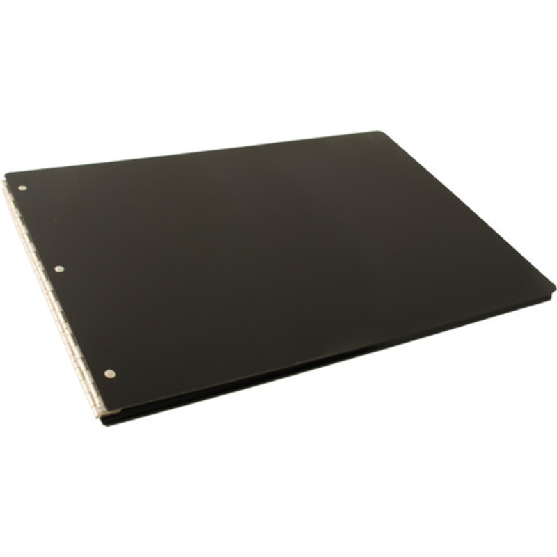 DISCONTINUED 11×17 Coal Acrylic Screw Post Binder