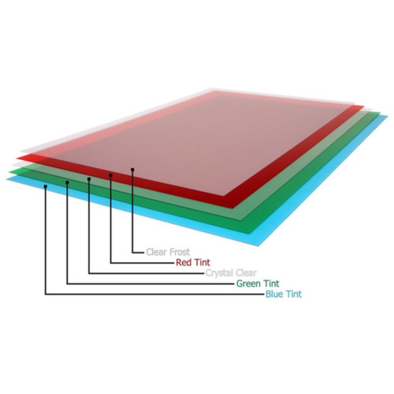 11×17 Blue Tint Transparent PCV Presentation Cover (20 Sheets per Pack)(Discontinued)(Oversized)