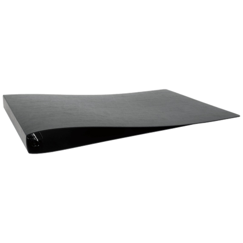 13×19 Binder Poly Panel Featuring a 1 Angle-D Ring Black