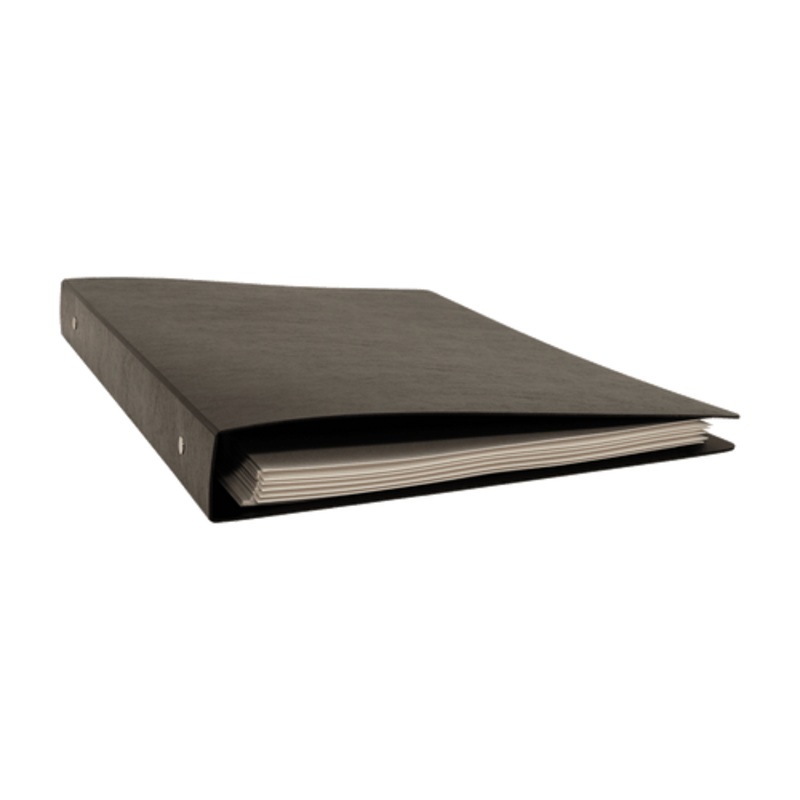 14×8.5 Binder Poly Panel Featuring a 1 Round Ring | Black