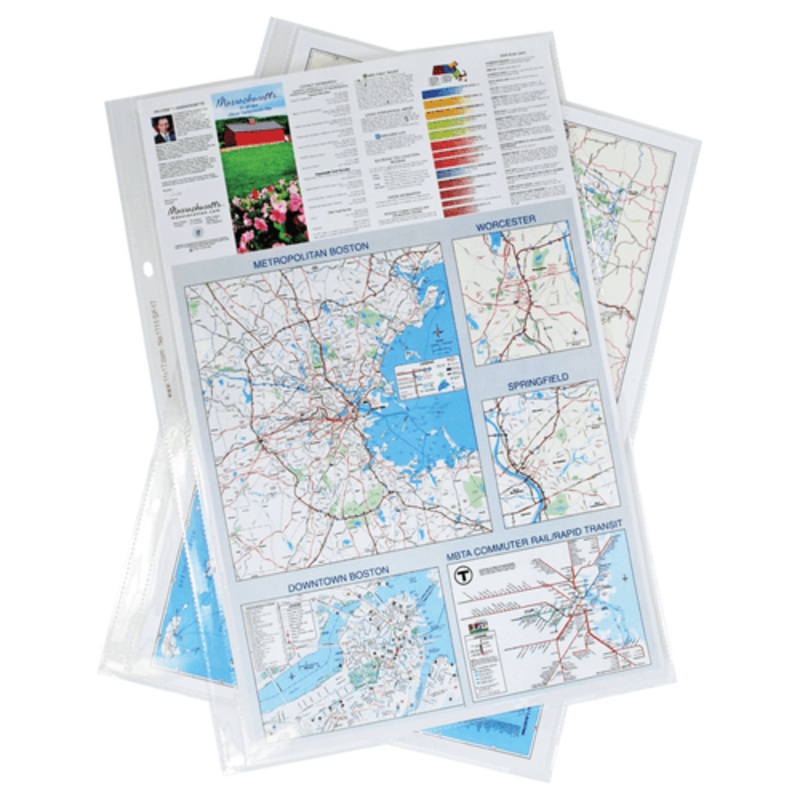 17×11 Sheet Protectors side loading with 3-holes 25 Sleeves Durable Archival safe Crystal Clear
