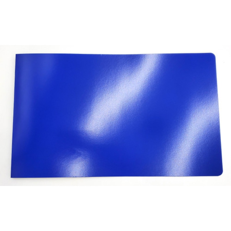 8.5 x 14 Legal Report Cover Pressboard Binder PaperBoard Panels includes Fold-over Metal Fastener Gloss Blue Single unit