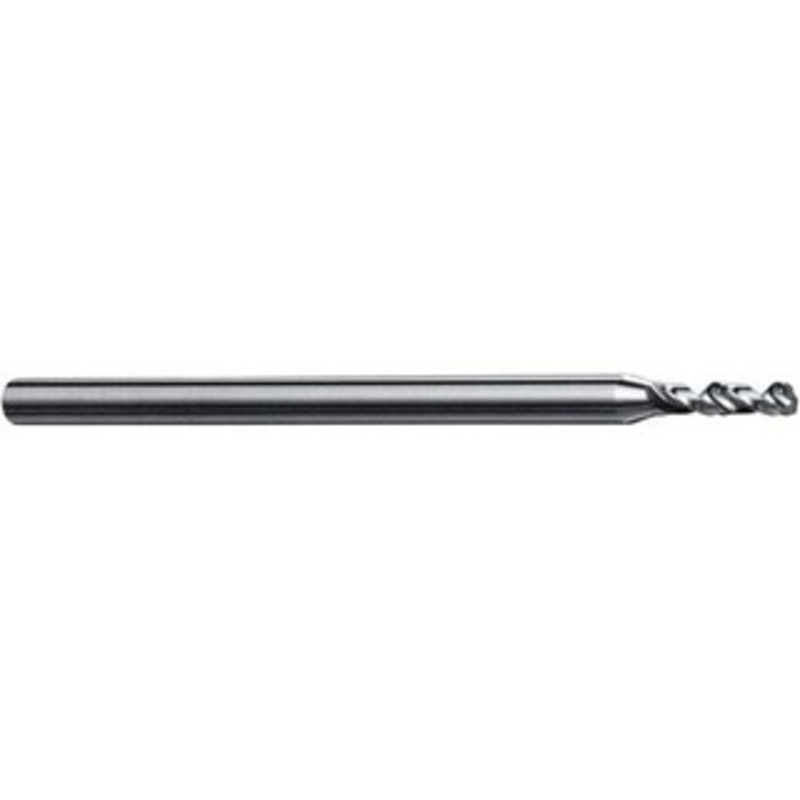 Accupro 0.25mm, 120 Point, Solid Carbide Micro Drill Bit 25mm OAL, 1.3mm Flute Length, 1mm Shank Diam, Series Miniature A-6120025R – 61608907