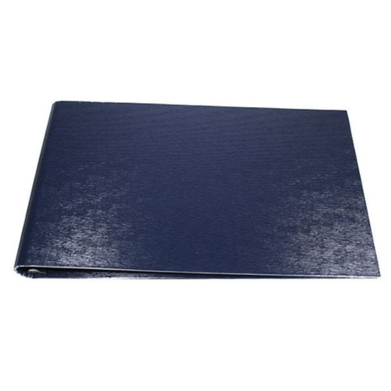 DISCONTINUED 11×17 1 Straight-D Ring Binder (Palermo Guanti – Dark Blue)