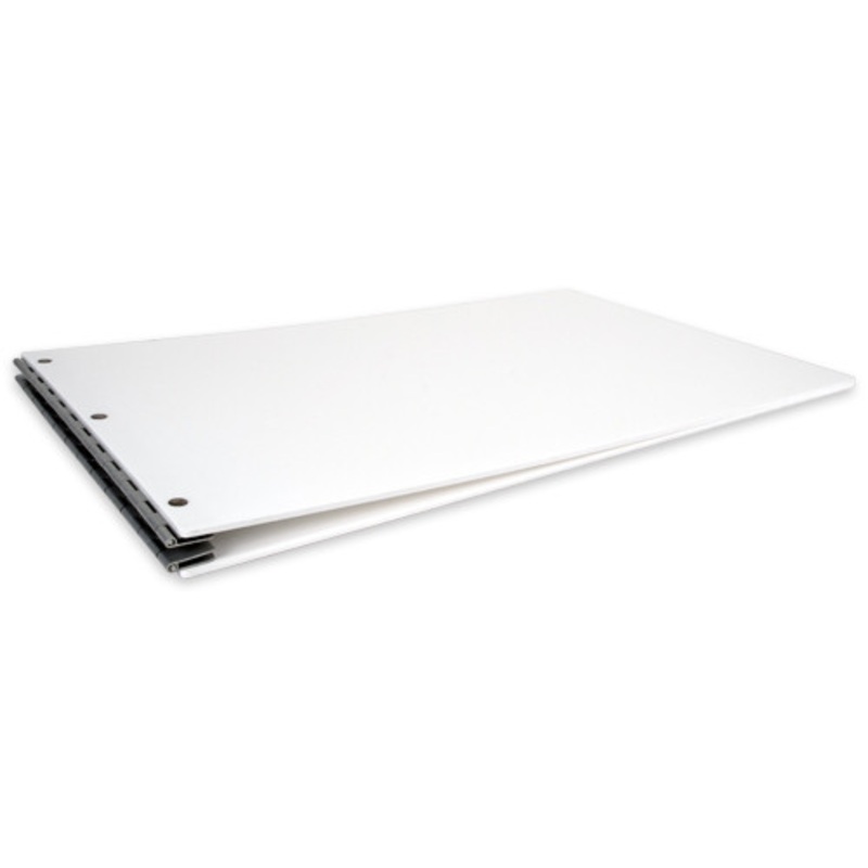 DISCONTINUED 11×17 Pina Zangaro Acrylic Screw Post Binder Presentation Book (Snow)