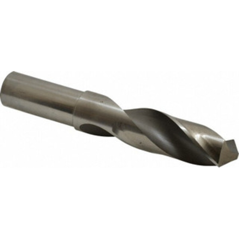 Hertel 1-1/8 118 High Speed Steel Screw Machine Drill Bit Bright Finish, Right Hand Cut, 4 Flute Length, 6-3/8 OAL 89321194 – 89321194