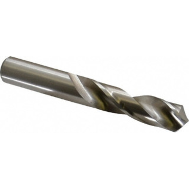 Hertel 5/8 118 High Speed Steel Screw Machine Drill Bit Bright Finish, Right Hand Cut, 2-3/4 Flute Length, 4-1/4 OAL 89320667 – 89320667