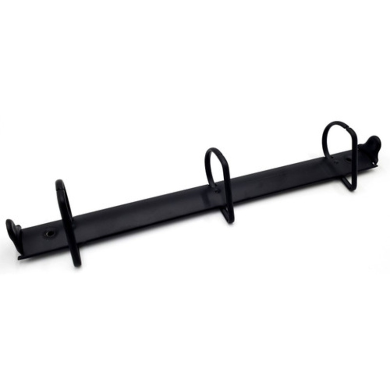 Ring Binder Mechanism 3-Ring | Angle-D 1.5” Rings | 11 inch sheet size | with boosters | Black (11x13x1.5)